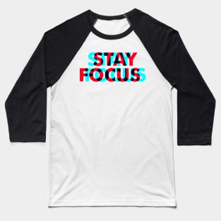 Duotone Stay Focus Baseball T-Shirt